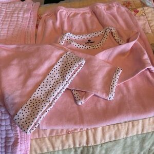 Pink Kids Pajamas new born